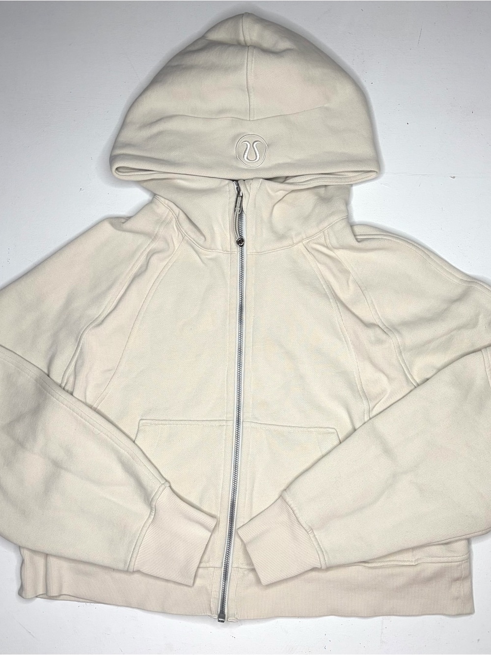 lululemon athletica Kids Cream Full-Zip Hooded Jacket